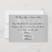 Wolf Pup Einladungen Personalisiert Husky Wolf Car (Rückseite)