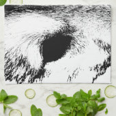 Wolf Pup Handtuch Wild Husky Dog Handtuch (Gefaltet)