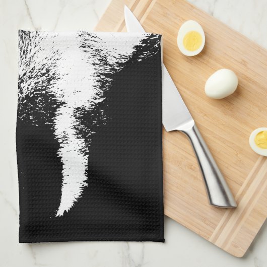 Wolf Pup Handtuch Wild Husky Dog Handtuch (Viertel Falte)