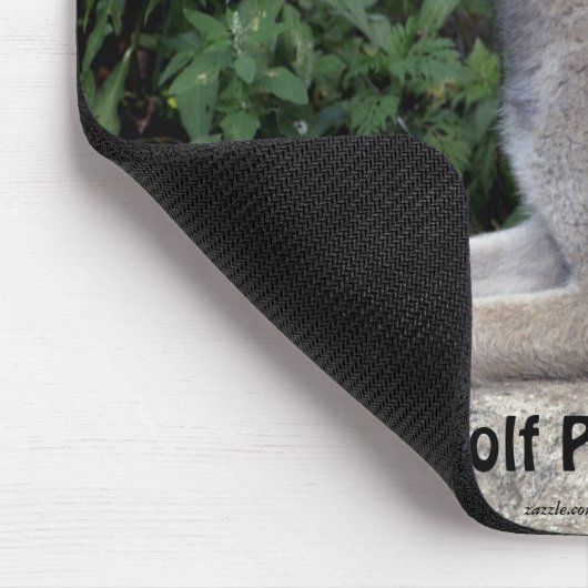 Wolf Pup Howl Animal Mousepad (Ecke)