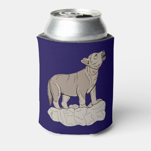 Wolf Pup Howling Dosenkühler (Kanne Rückseite)