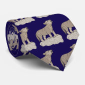 Wolf Pup Howling Krawatte (Gerollt)