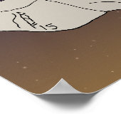 Wolf Pup Howling Poster (Ecke)