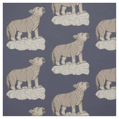 Wolf Pup Howling Stoff (Muster)