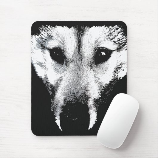 Wolf Pup Mousepad Geschenke Malamute Husky Hogs (Mit Mouse)