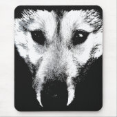 Wolf Pup Mousepad Geschenke Malamute Husky Hogs (Vorne)