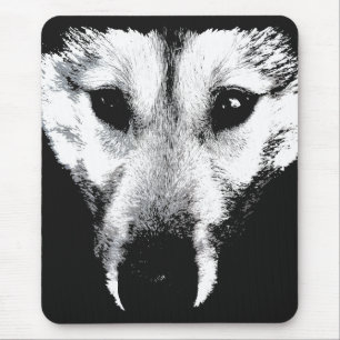 Wolf Pup Mousepad Geschenke Malamute Husky Hogs