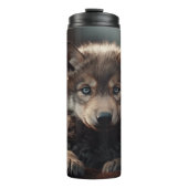 Wolf Pup Thermal Tumbler Thermosbecher (Vorderseite)
