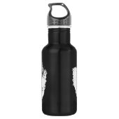 Wolf Pup Wolf Dog Husky Dose Flasche Edelstahlflasche (Rückseite)