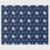 Wolf Pup Wrapping Paper Wolf Welpe Schlittenhunde  Geschenkpapier (Flach)