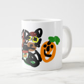 Wolf Puppe Herbst Jumbo-Tasse (Vorderseite Rechts)
