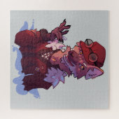 Wolf puzzel puzzle (Horizontal)