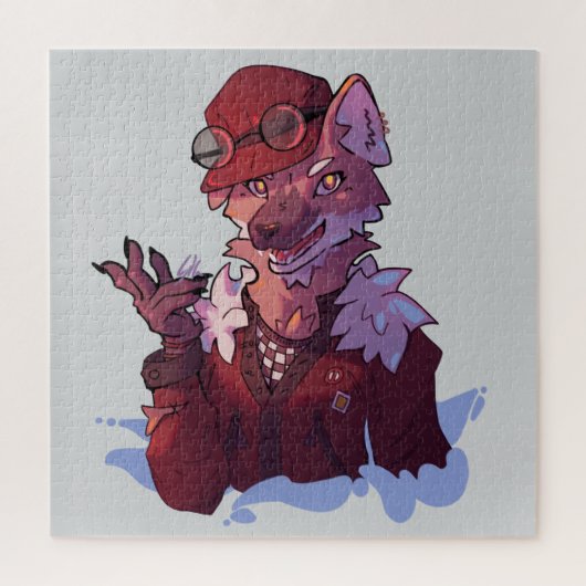 Wolf puzzel puzzle (Vertikal)