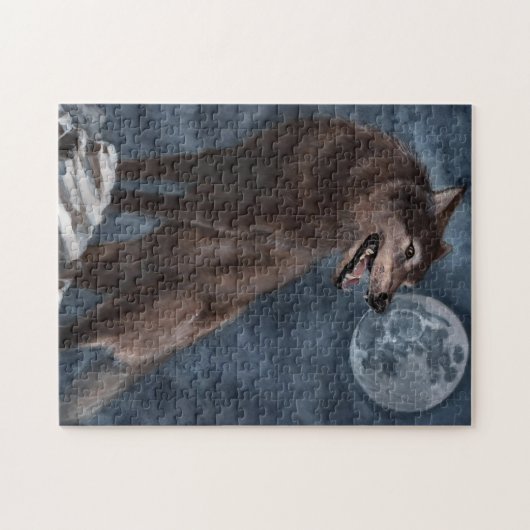 Wolf-Puzzle Puzzle (Horizontal)