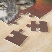 Wolf-Puzzlespiel Puzzle (Seite)