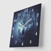 Wolf Quadratische Wanduhr (Winkel)