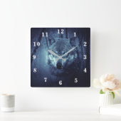 Wolf Quadratische Wanduhr (Zuhause)