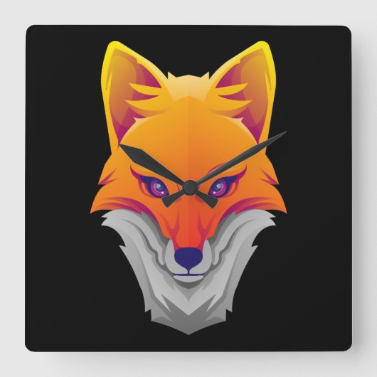 Wolf Quadratische Wanduhr (Vorderseite)