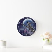 WOLF QUOTE RUNDE WANDUHR (Zuhause)