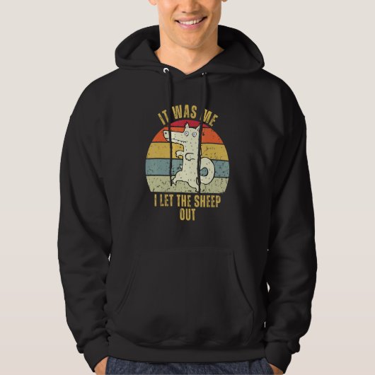 Wolf  Quote Vintage Hoodie (Vorderseite)