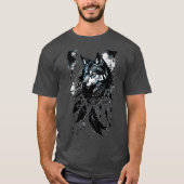 Wolf, Raubfisch, Träumer, Amulet, Talisman T-Shirt (Vorderseite)