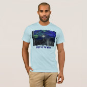Wolf, Ravens, Totem Pole und Aurora T - Shirt (Vorne ganz)