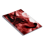 Wolf & Red Night Notebook Notizblock (Rechte Seite)