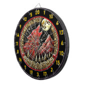 Wolf reflektiert die Freiheit und den Power Dartscheibe (Vorderseite rechts)