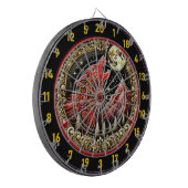 Wolf reflektiert die Freiheit und den Power Dartscheibe (Vorderseite Links)