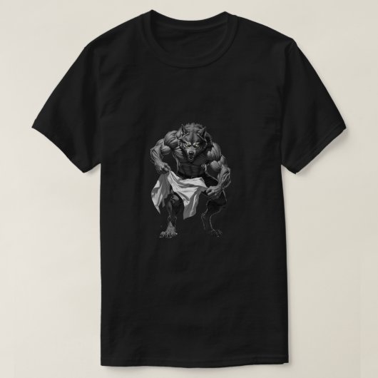 Wolf reißt Hemd T-Shirt (Design vorne)