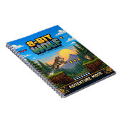 Wolf, Retro-8-Bit-Pixel-Art Notizblock (Rechte Seite)