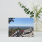 Wolf Rock, Hanging Rock State Park, NC Postkarte (Stehend Vorderseite)