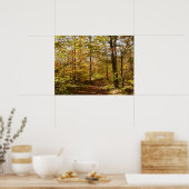 Wolf Rocks Trail im Herbst Pennsylvania Landschaft Poster (Küche)