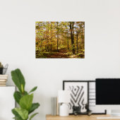 Wolf Rocks Trail im Herbst Pennsylvania Landschaft Poster (Heimbüro)