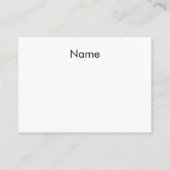 Wolf Rosa Windel-Ratgeber Baby Shower Begleitkarte (Rückseite)