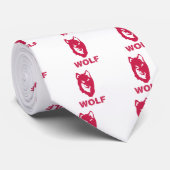 Wolf (rot) krawatte (Gerollt)