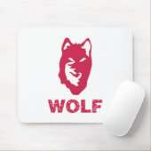 Wolf (rot) mousepad (Mit Mouse)