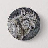 Wolf [Round-Tin-Abzeichen] Button (Vorderseite)
