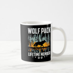 Wolf Rudel Heulender Wolf Lebenslanges Mitglied Wi Kaffeetasse