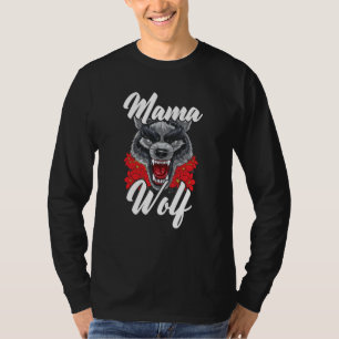 Wolf Rudel Werwolf Wolfgang Wildtier Tier Mama W T-Shirt