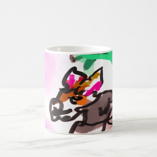 Wolf run in autumn kaffeetasse (Mittel)