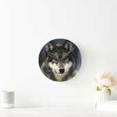 Wolf Runde Wanduhr (Zuhause)