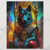 Wolf Schäferhund abreißen Flyer (Hinten)