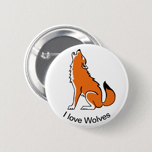 Wolf - Schaltfläche Button (Vorne & Hinten)