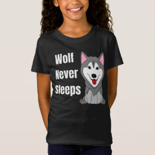 Wolf schläft nie T-Shirt