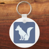 Wolf Schlüsselanhänger (Vorderseite)