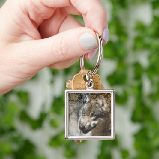 Wolf Schlüsselanhänger (Hand)