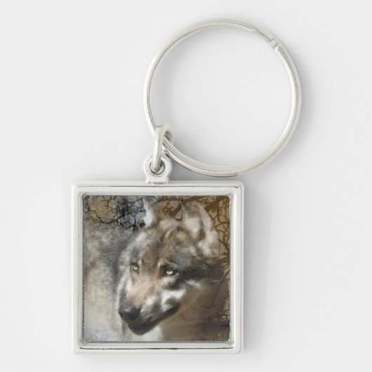 Wolf Schlüsselanhänger (Vorne)