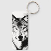 Wolf Schlüsselanhänger (Rückseite)