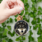Wolf Schlüsselanhänger (Hand)